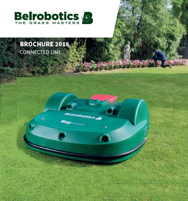 Brochure Connected line- Robots de tonte Belrobotics 